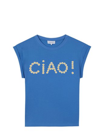 Maison Labiche Sedaine Tee-Shirt - Blue - XS