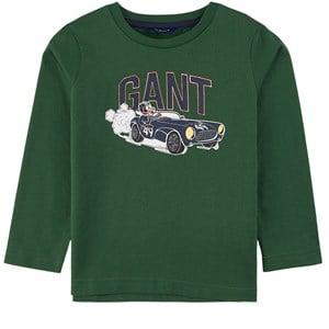 Kids - GANT Driving Dog Branded Graphic T-shirt Forest Green 98/104 cm - Tops - 98/104 cm - Green