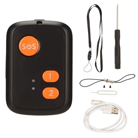 GPS-sporing til ældre og børn - Professionel, vandtæt IP67, 4G SOS GPS-vedhæng til ældre og børn - B-sektion Syd- og Nordamerika