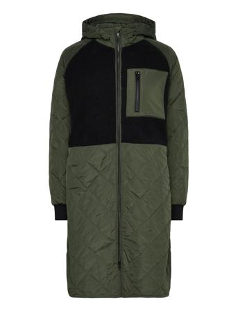 Mschadelin Kiara Hood Jacket Fôret Kåpe Grønn MSCH Copenhagen*Betinget Tilbud