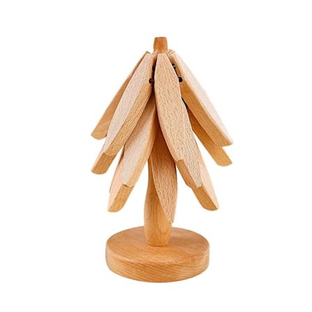 3 stk. Bordbeskyttelse Brikke Drikkebrikke Sammenleggbar Isolasjonsmatte for Retter Kjøkkenbord Dekor Innflyttingsgave