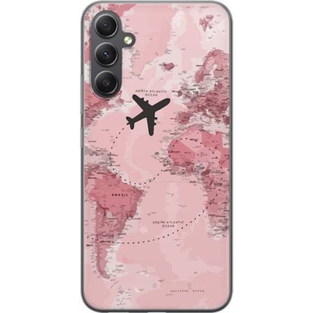 Yhteensopiva Puhelinkuori Samsung Galaxy S23 FE Travel Map