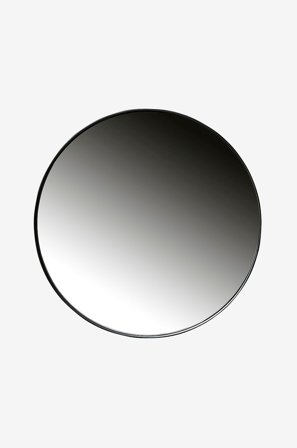 WOOOD - Spejl Doutzen Ø80cm - Sort - Små spejle - Fra Homeroom
