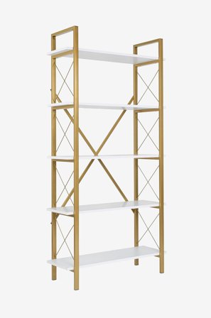 Hanah Home - Bokhylle Elysian - Hvit - Bokhyller - Fra Homeroom