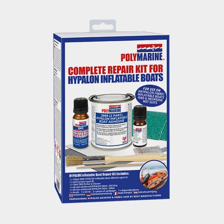 Reparationssats för gummibåt 2-komponents Hypalon