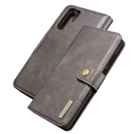 DG.MING Huawei P30 Pro 2-in-1 split læderetui - Grå