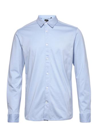 Onsmiles Ls Stretch Shirt Blue ONLY & SONS