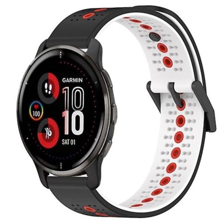 För Garmin Venu 2 Plus 20mm Tricolor Andningsbart watch