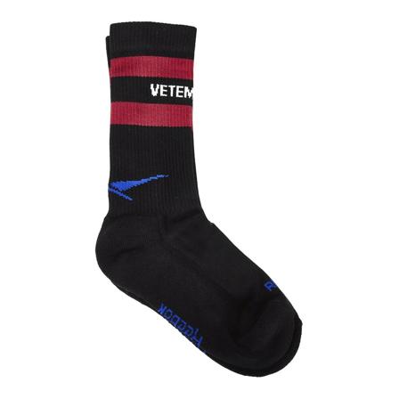 Vetements, Socks Zwart, Heren, Maat:L,Polyamide