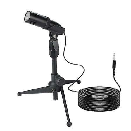 Kondensaattorimikrofoni pöytämikrofoni PC-kannettavan tietokoneen suoratoistovideopelien podcasteihin Voca