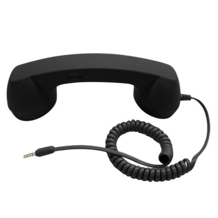 Retro stereohåndsett Strålingssikkert trådløst og kablet håndsettmottaker Komfortabelt samtaletilbehør for mobiltelefon