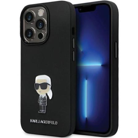 KARL LAGERFELD iPhone 13 Pro Max Mobilskal Silikon Ikonik Metal