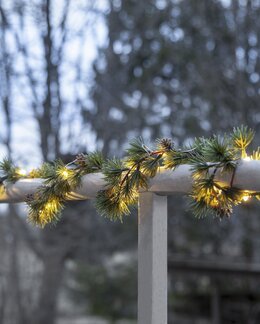 Guirlande batteridrevet Larix med LED-lys Grøn - Star Trading