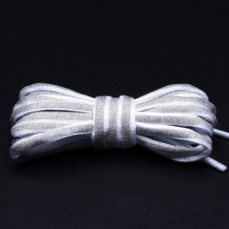 Reflekterande skosnören Halvcirkelskosnören 04 04 04