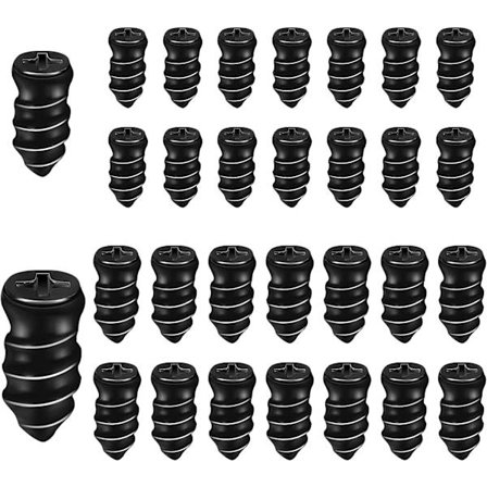 30 stk. bildæk pigge (15S+15L), gummipigge til dækreparation, hurtigt værktøj til reparation af punkteringer på bil-, lastbil- og traktordæk