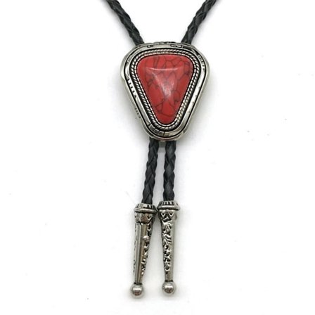 Vintage Turkos Sten Bolo Tie Western Native American Ret