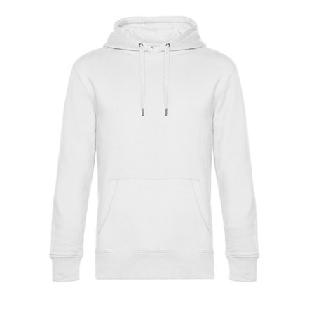 B&C Herr King Hoodie M Vit