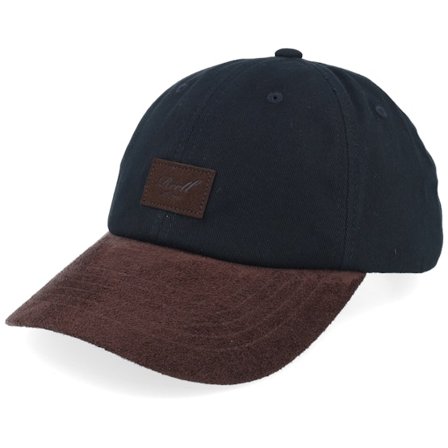 Reell - Schwarz unconstructed Cap - Arc Suede Cap Black Dad Cap / Unconstructed @ Hatstore