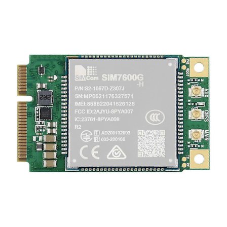 SIM7600G-H-PCIE 4G LTE CAT-4 modul med global dekning og GNSS-støtte