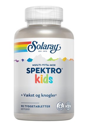 3 for 2 - Solaray Spektro Kids Bær 90 tyggetabl., Helse & Madvarer, Mineraler, Mineraler Til Børn
