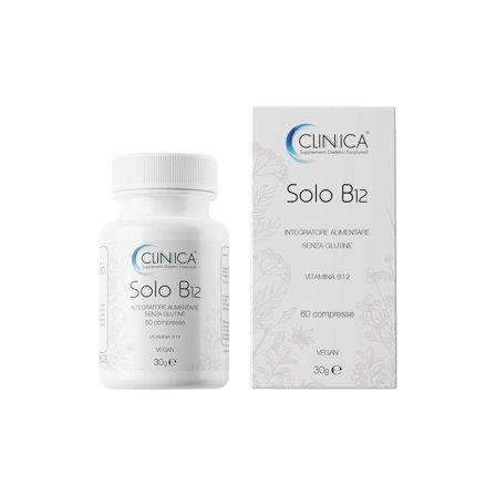 Clinica Solo B12 - vitamina B12- 60 compresse = 2 mesi di