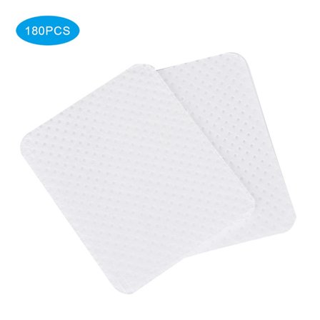 180 Luddfria Bomullspads för Borttagning av Nagellack Gel Rengöringservetter