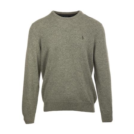 Ralph Lauren, Round-neck Knitwear Grijs, Heren, Maat:XL