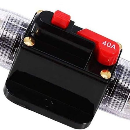 Bilkretsbrytare Skydd Stereo Strömbrytare Säkringshållare Inline Reset KLB