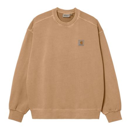 Carhartt Wip, Sweatshirts Brązowy, Mężczyzna, Rozmiar: L