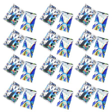 100 stk. Ziplock-pose med fortykkelse PE lille selvforseglende ventillåsposeforsegling til snack-smykker