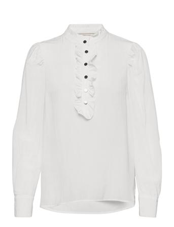 Fqapril-Sh Bluse Langermet Hvit FREE/QUENT