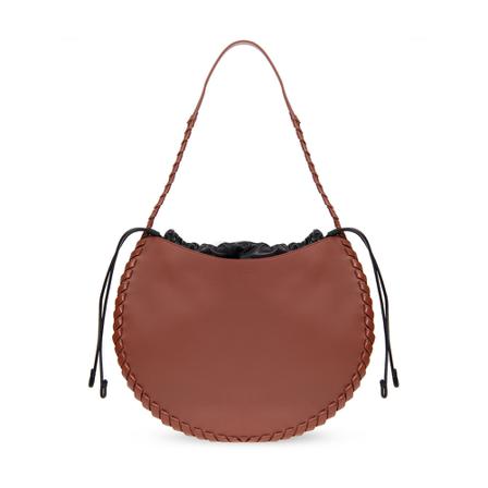 Chloé, Mate Large Shoulder Bag Bruin, Dames, Maat:ONE Size,leer