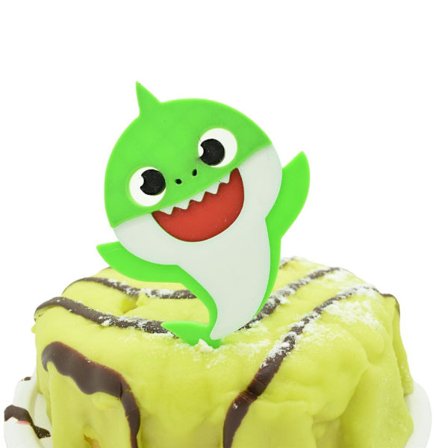 Baby shark cake topper dekoration