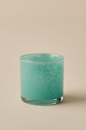 &Home - Ljuslykta / kruka Ruby Small höjd 10 cm - Blå - Ljusstakar & lyktor - Från Homeroom