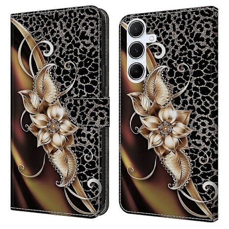 Samsung Galaxy A36 5G A56 5G Kotelo PU Nahka Lompakko Puhelinkuori Jalustalla - Kultainen Rengas