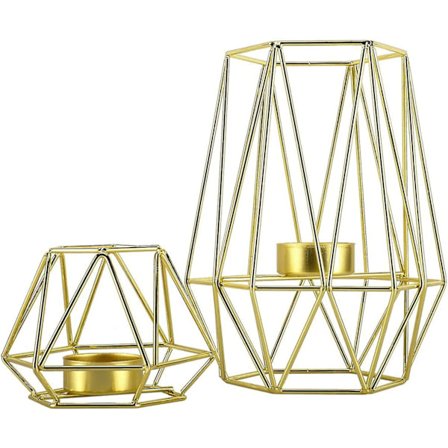 Metallilanka Rauta Tuikkukynttilänjalat Pöydille Sisustus Olohuone Kylpyhuone Koristeet