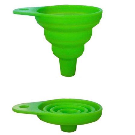 Hållbar Silikon Tratt Hopfällbar