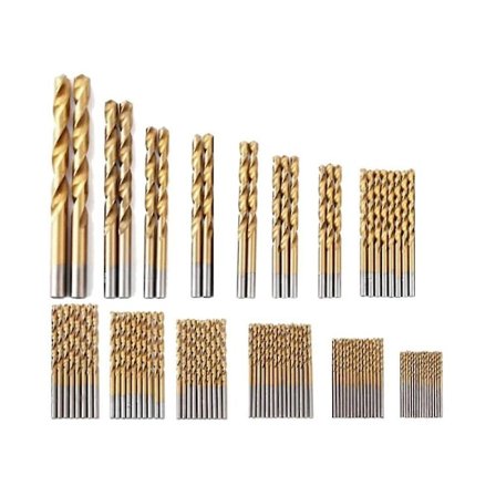 99 stk Titanbelagte Borsett, 135 Graders Spiss Hss Bor Ki