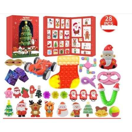 28:a Adventskalendrar 2022 Toy For Kid 2022 Nyår