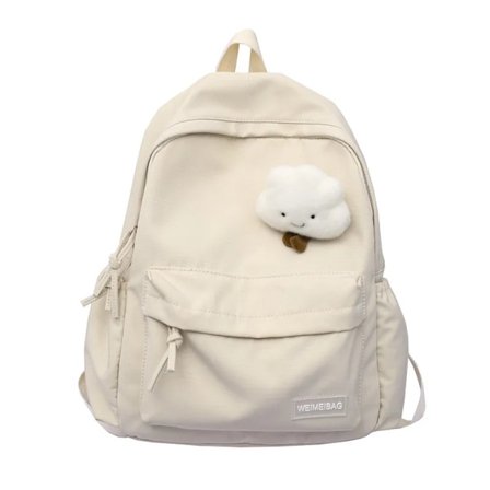 EST Vanntett Nylon Dame Skolesekk Stor Ensfarget Jenter Reiseveske Student Ryggsekk Dame Laptop Ryggsekk Mochilas~03232