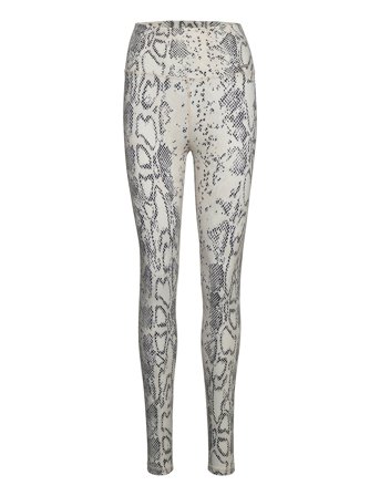 Oat White Viper Tights Patterned Aim ́n