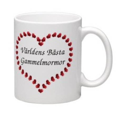 Mugg - Världens bästa gammelmormor