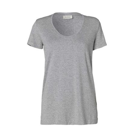 By Malene Birger, Fevia Tee Grijs, Dames, Maat:S