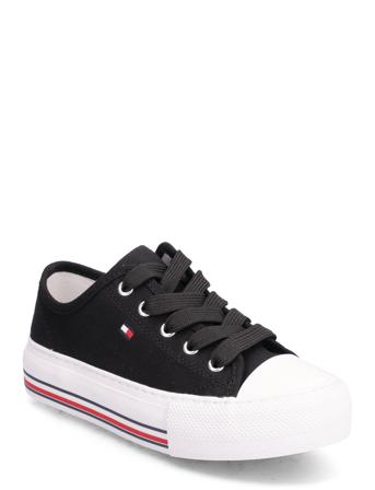 T3A9-32677-0890313- Lave Sneakers Svart Tommy Hilfiger*Betinget Tilbud