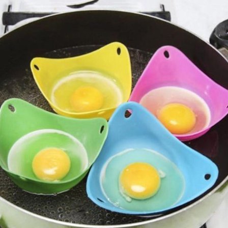 Silikoninen pods salametsästyspalot Pan non Stick Egg Baking Cup