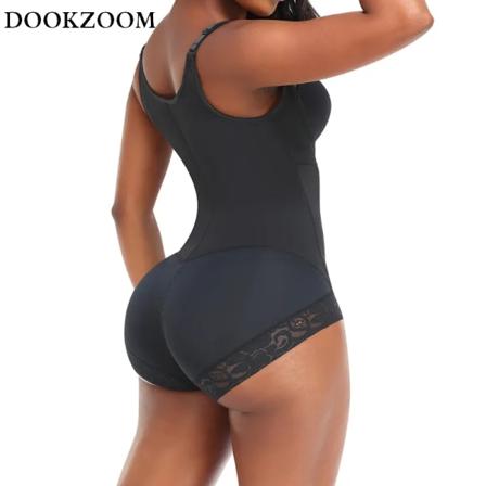 Colombiansk Faja Bodysuit för kvinnor Shapewear Body Shaper Butt Lifter Ingen dyna Magkontroll Magbantning Plus S-6XL Underkläder XL