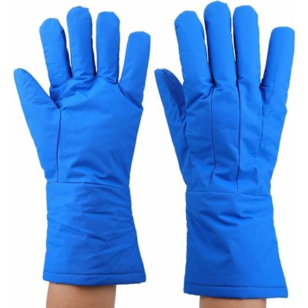 Kryogeeniset hanskat -200°C - -360°C nestemäisen typen kylmäsuojaus