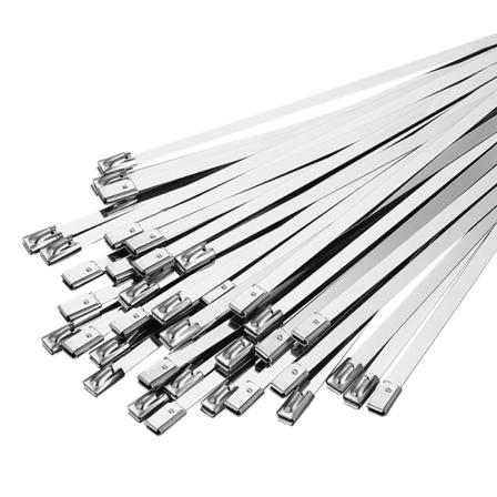 Dragband I Rostfritt Stål 100-pack Silver 250 Mm