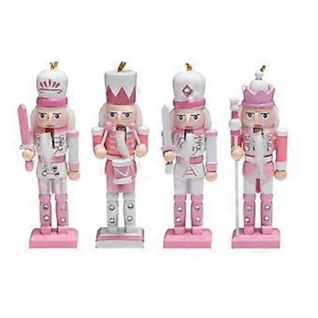 Fargerik Soldat Jule Soldat Dukke Dekorasjoner Soldat Tre Soldat Jule Valnøtter Soldat Vinter Borddekorasjoner