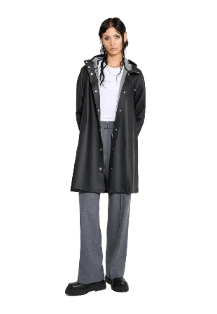 Stutterheim Mosebacke Lightweight Raincoat Jackor Dam Svart L